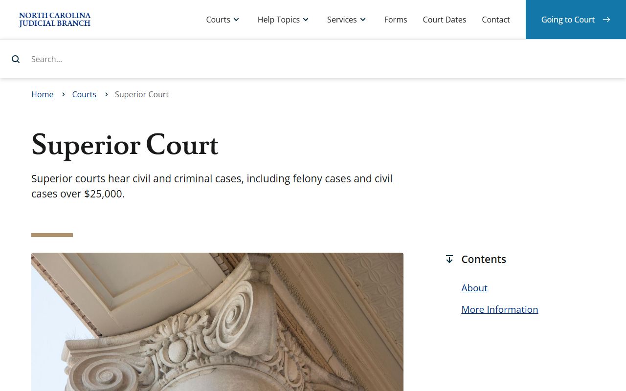 Jones County court dockets Superior Court official page
