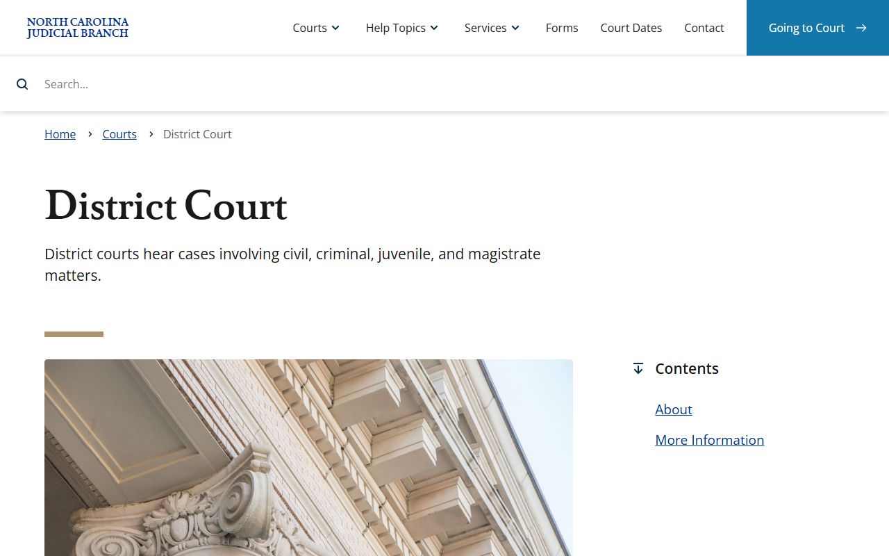 Jones County court dockets District Court official page