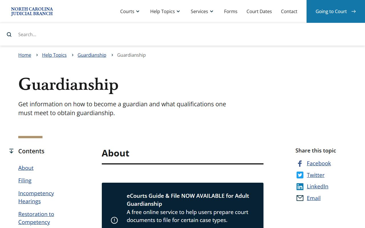 Jones County probate records guardianship help page