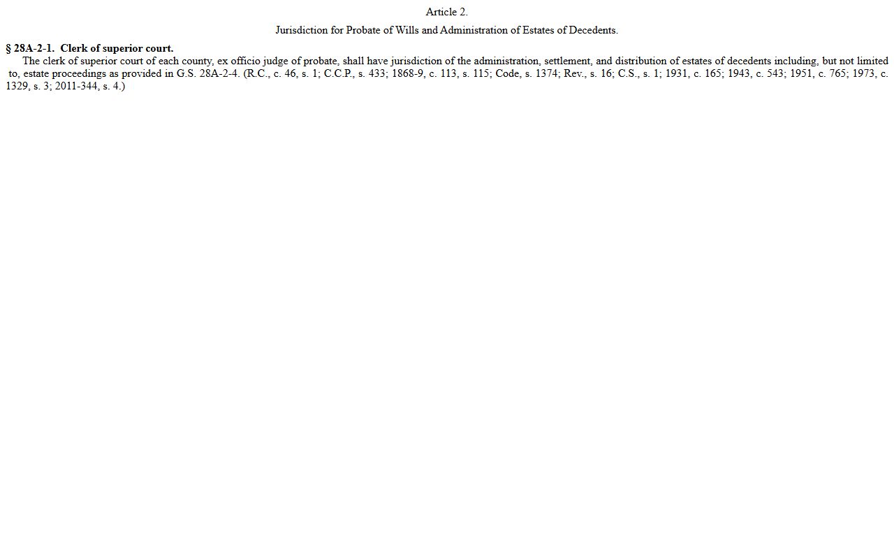 Jones County probate records clerk ex officio judge statute